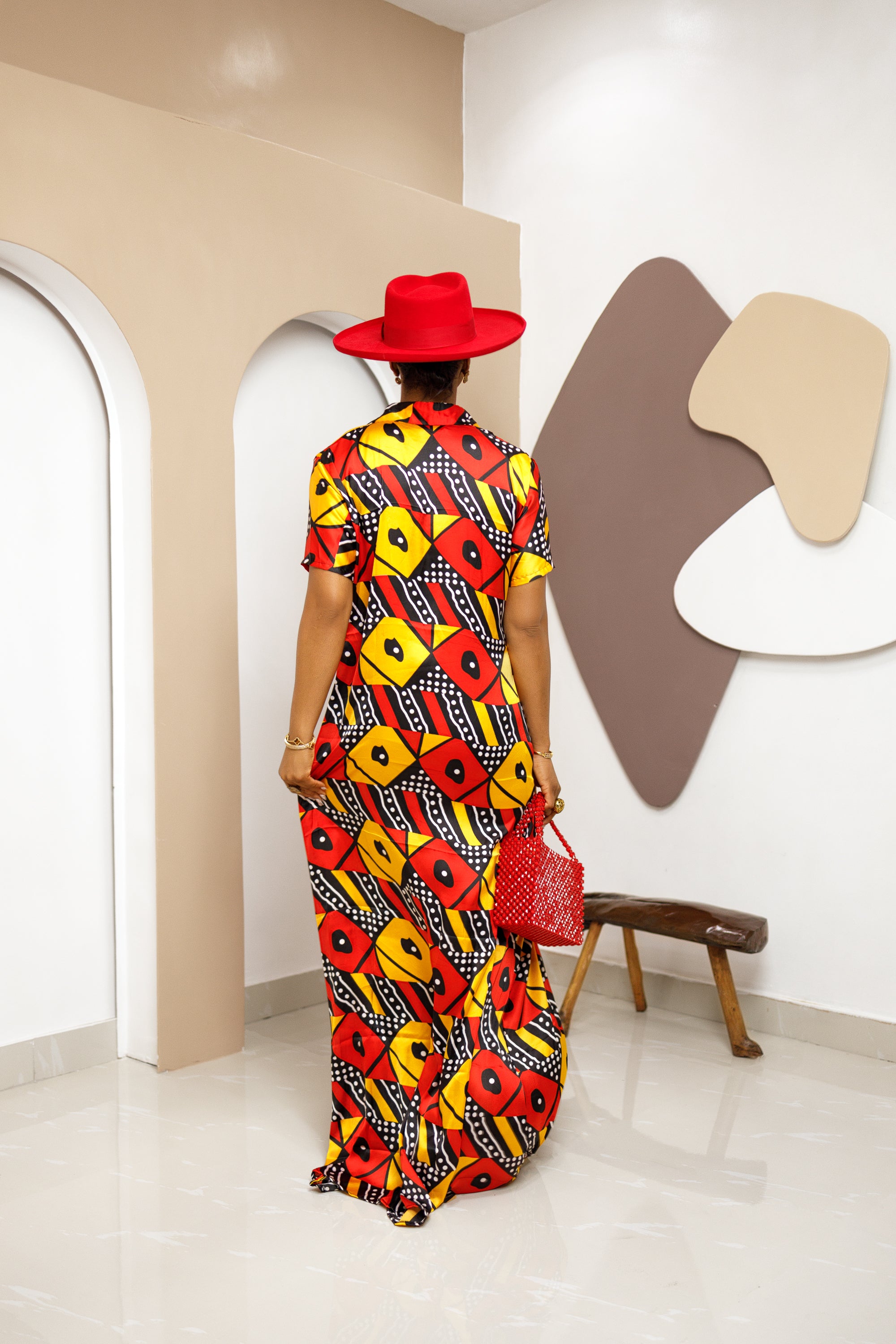 Obiada Silk Ankara Kaftan