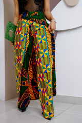 Ogbommili Patchwork Pants Skirt
