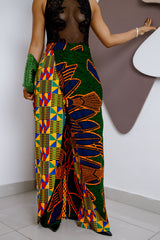 Ogbommili Patchwork Pants Skirt