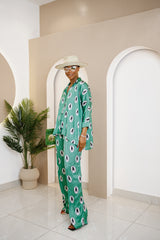 Ogeri Silk Print Co-ord Set