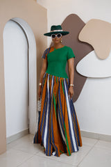 Okaaomee African Maxi Dress