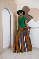 Okaaomee African Maxi Dress