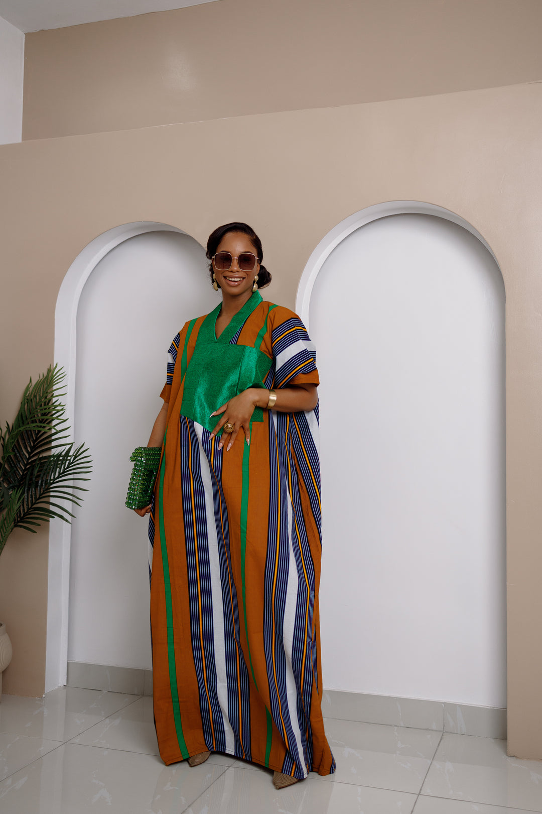 Striped Bubu Dress African Maxi Heritage Style Obioma Fashion- Buy African Print Striped Bubu Dress African Maxi Heritage Style Obioma Fashion- Buy African Print