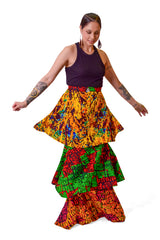 Oma Triple layered Maxi Skirt