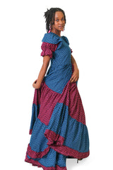 Omowo Ankara Tiered Maxi Dress