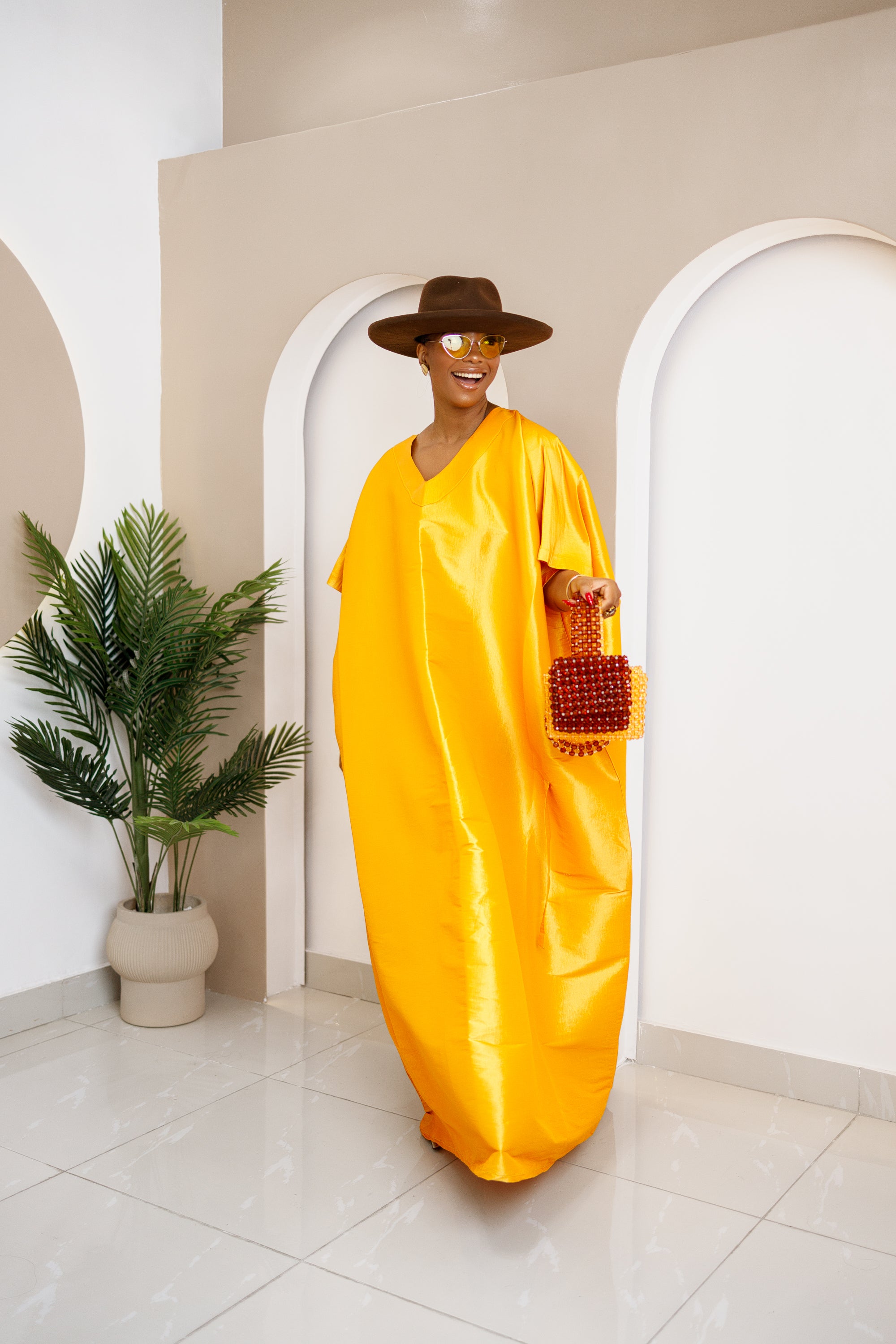 Onugbu Golden Taffeta Bubu