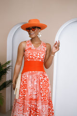 Oyibo Adire Dress