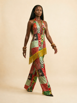 Ezenwa Fringe Wide-Leg Pants & Top Set | Luxe Resort Wear