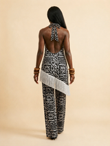Ogbuefi Fringe Wide-Leg Pants & Top Set | Luxe Resort Wear