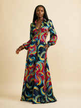 Mgboto Silk Charmeuse Bias-Cut Gown | Parisian Luxury