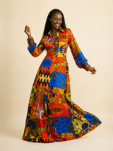 Ndike Silk Charmeuse Bias-Cut Gown | Parisian Luxury