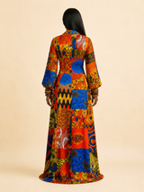 Ndike Silk Charmeuse Bias-Cut Gown | Parisian Luxury