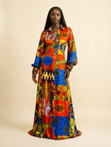 Ndike Silk Charmeuse Bias-Cut Gown | Parisian Luxury