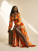 Echezona Silk Charmeuse Bias-Cut Gown | Parisian Luxury