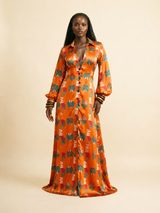 Echezona Silk Charmeuse Bias-Cut Gown | Parisian Luxury