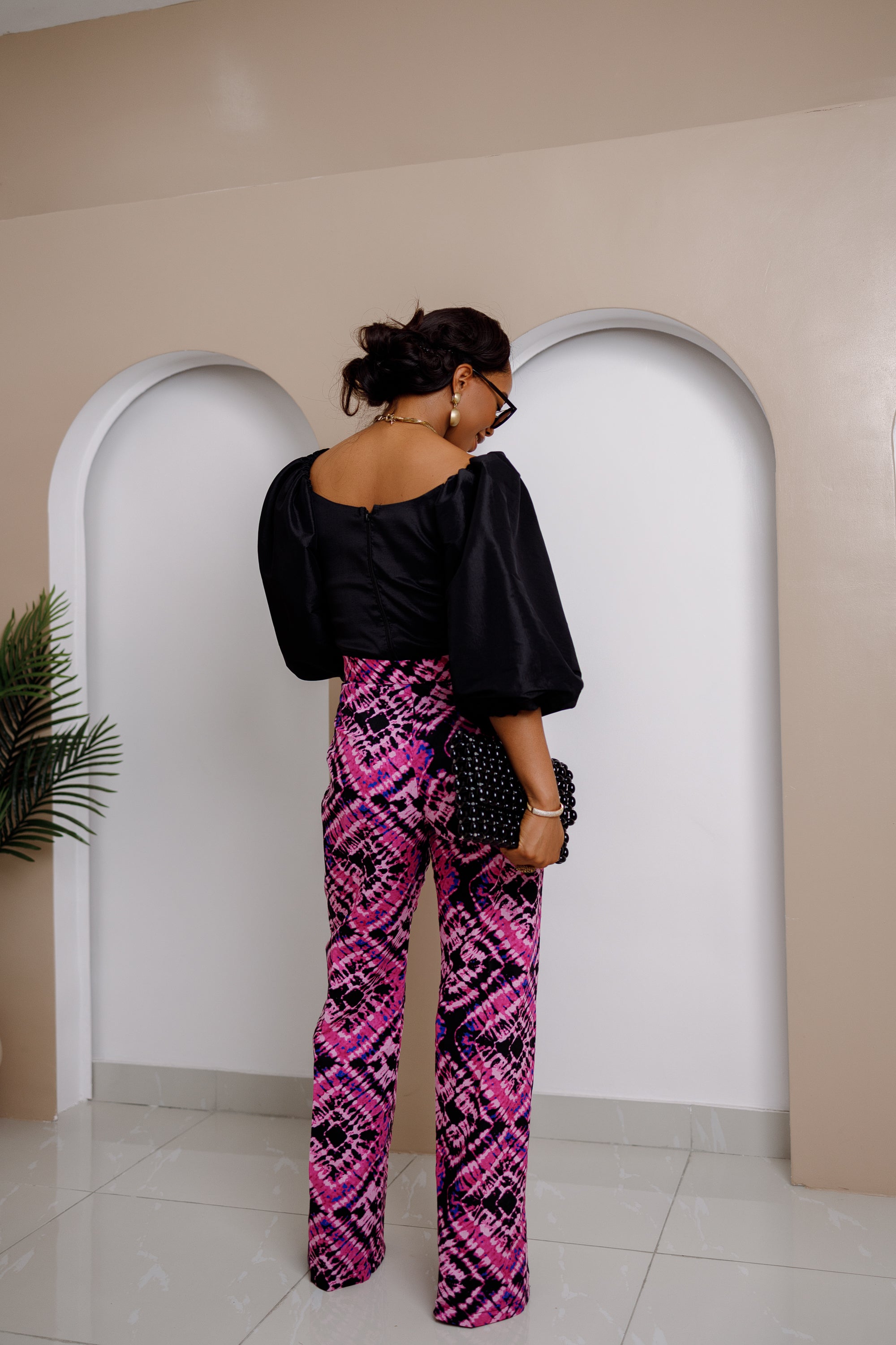 Ugwukaego Ankara Wide-Leg Pant