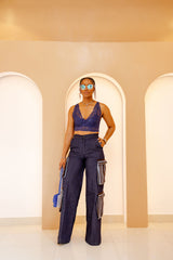 Uheoma Aso Oke Cargo Pant
