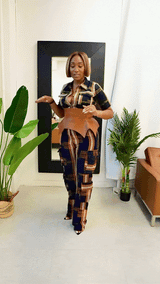 Okara Aso Oke Cargo Set