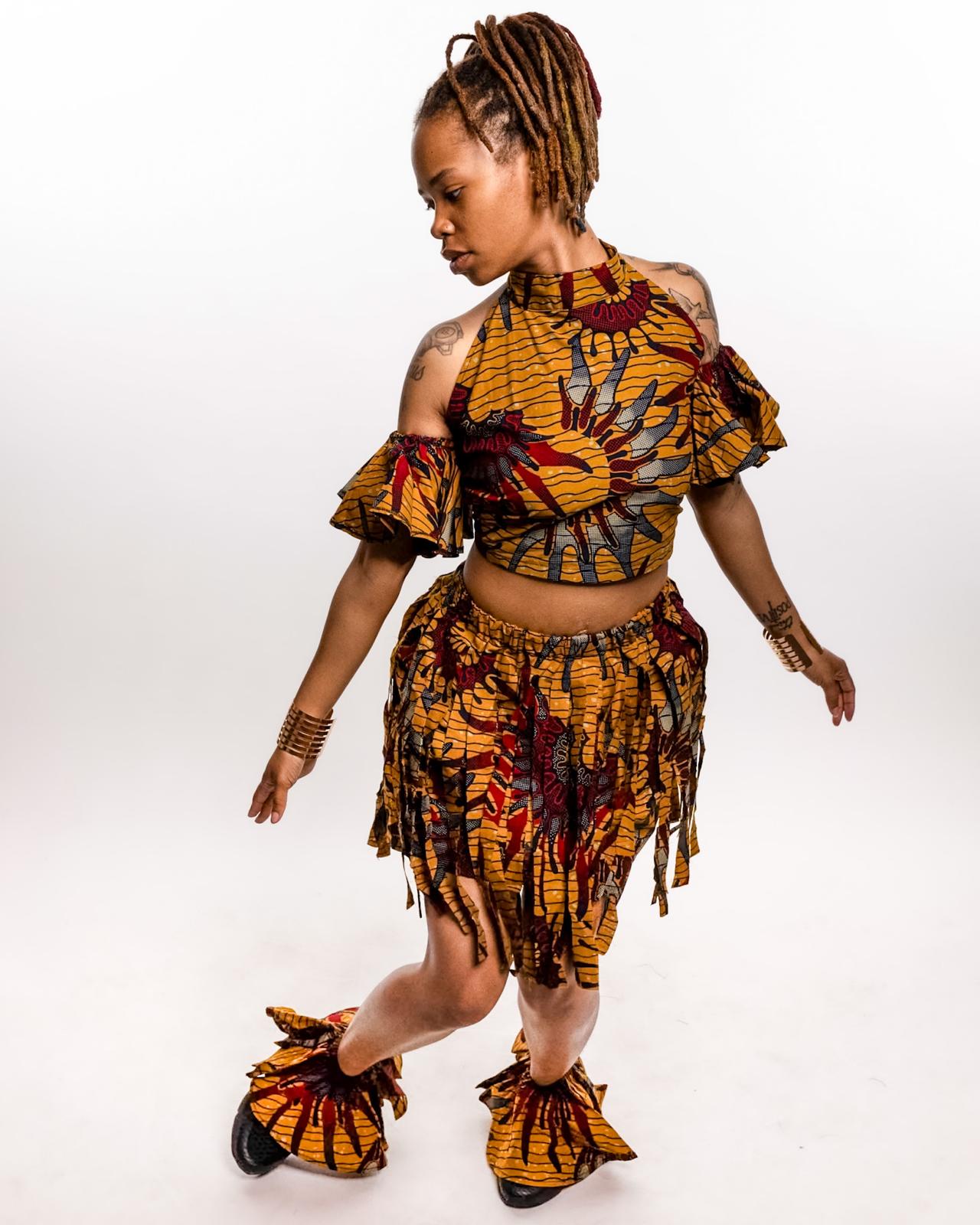 Uto Customisable Ankara Dancing Outfit