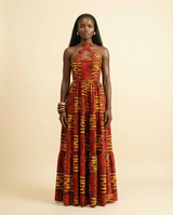 Rue de la Paix Silk Crépon Gown - Flowing Elegance - front-facing view