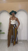 Akuluuno Patchwork Pants Skirt