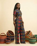 Rue de la Paix Silk Blend Lounge Set - Elevated Comfort - side view