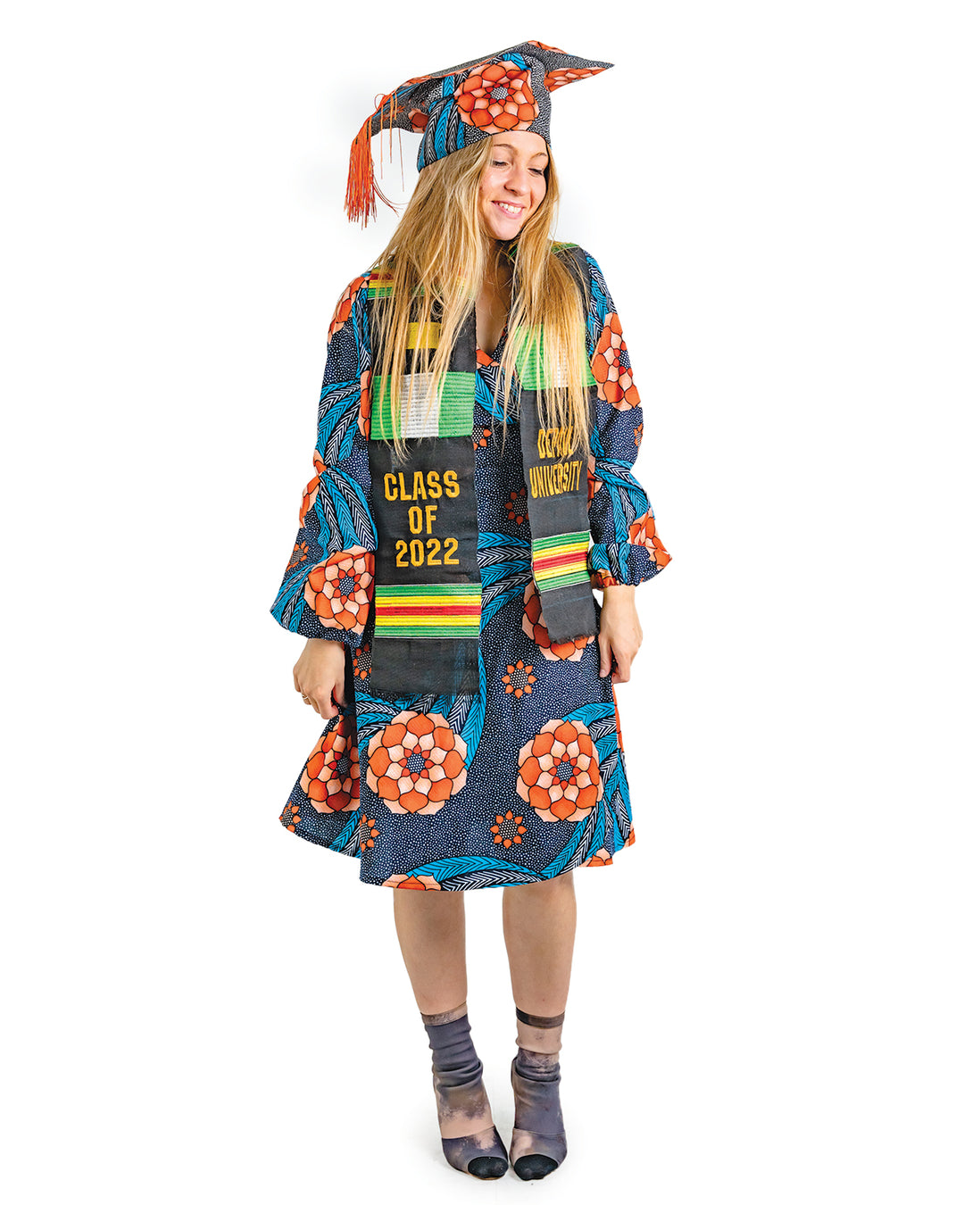 Ahenfo Choir Robe / Graduation Gown With Cap – Obioma Fashion- Buy African  Print
