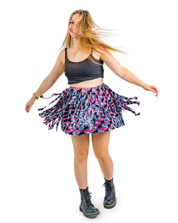Dancing Skirt With Frills & Crop Top