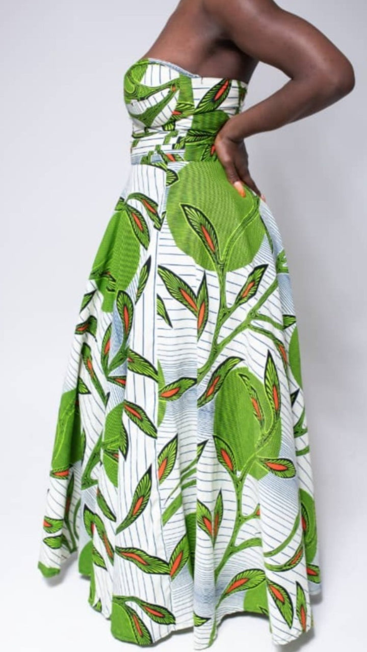 tubman strapless dress
