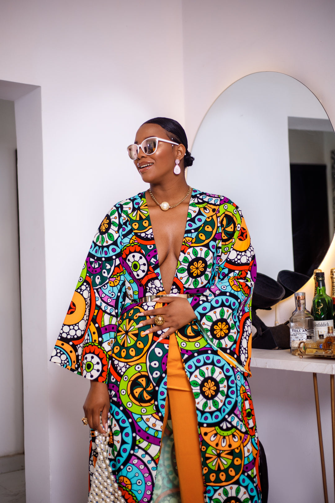 African Women's Kimono Jacket Ankara Kimono Jacket -  Finland
